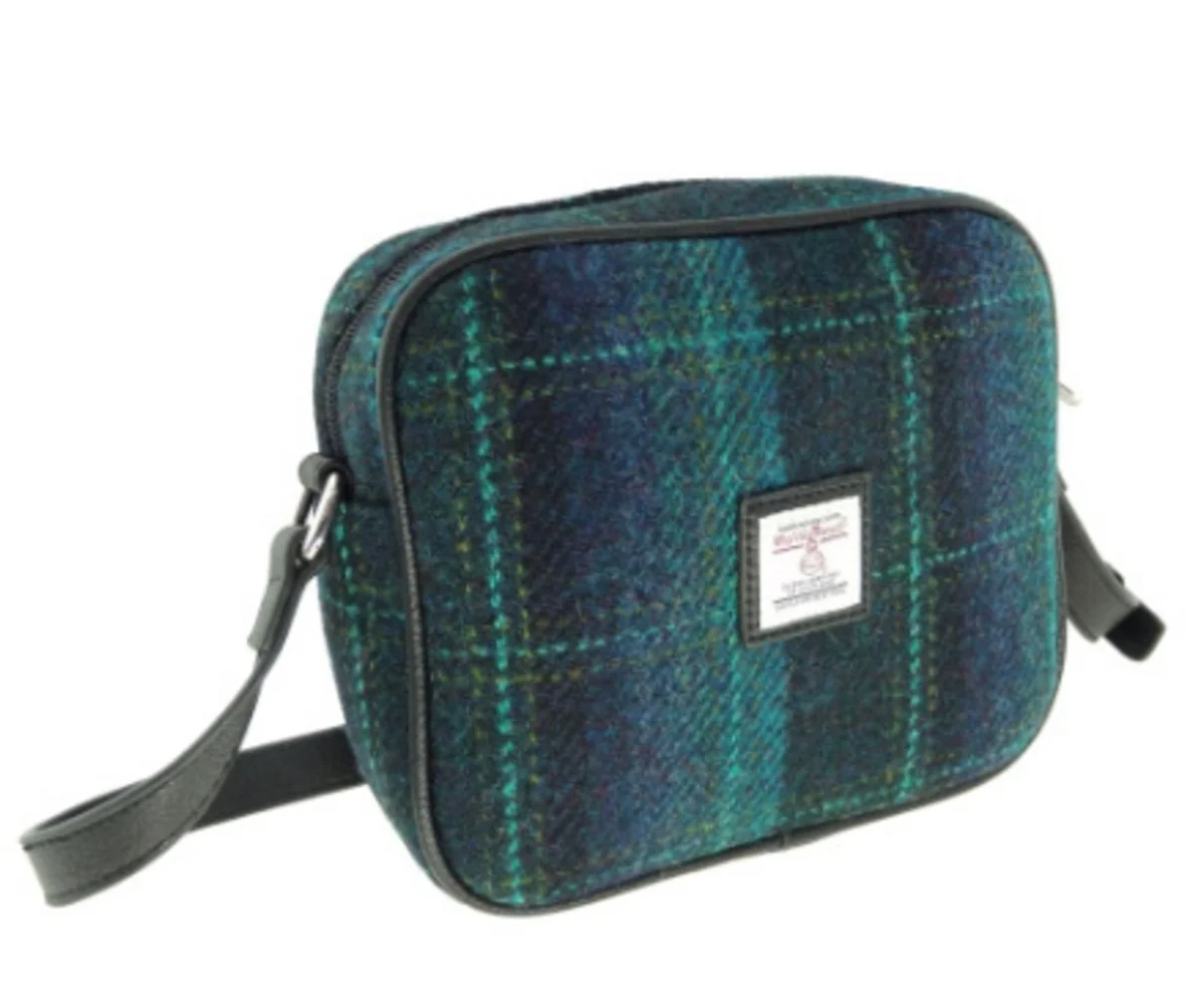 Authentic Harris Tweed Mini Crossbody Bag – Scottish Handwoven Wool - Image 4 | Caelmoon