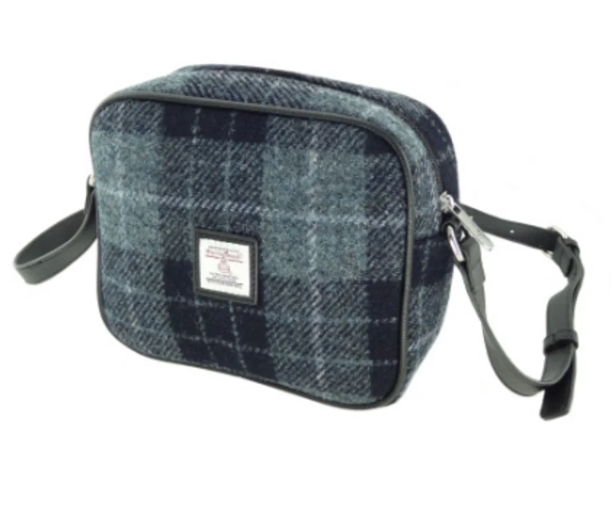 Authentic Harris Tweed Mini Crossbody Bag – Scottish Handwoven Wool - Image 5 | Caelmoon