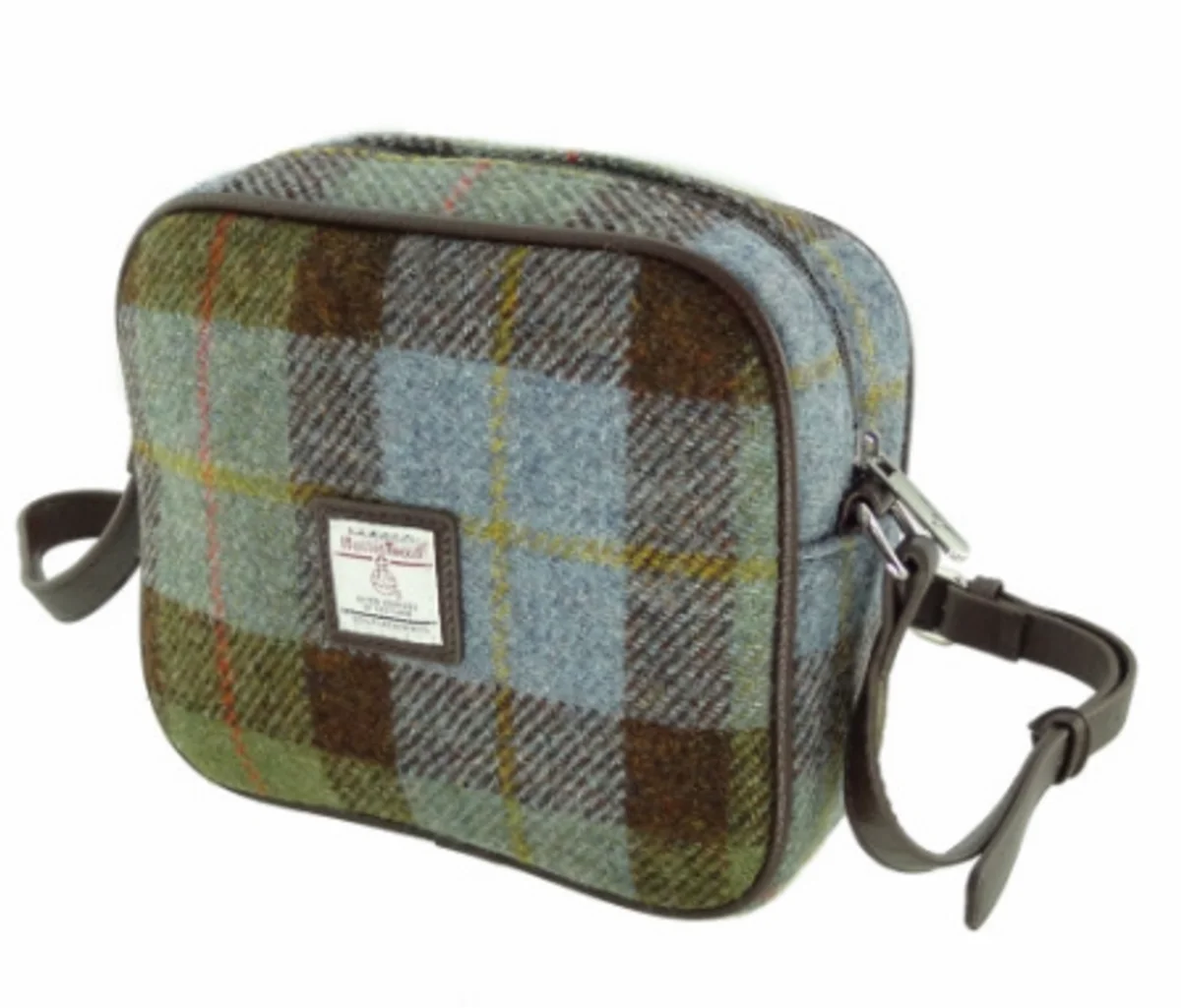 Authentic Harris Tweed Mini Crossbody Bag – Scottish Handwoven Wool - Image 6 | Caelmoon