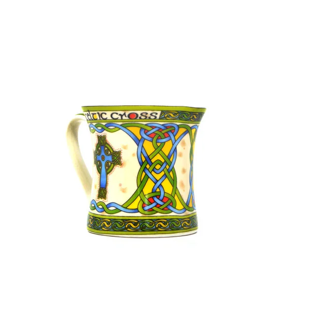 Celtic Cross Ceramic Mug – Irish Heritage Drinkware - Image 5 | Caelmoon
