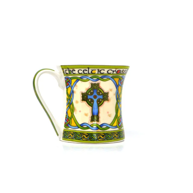 Celtic Cross Ceramic Mug – Irish Heritage Drinkware - Image 8 | Caelmoon