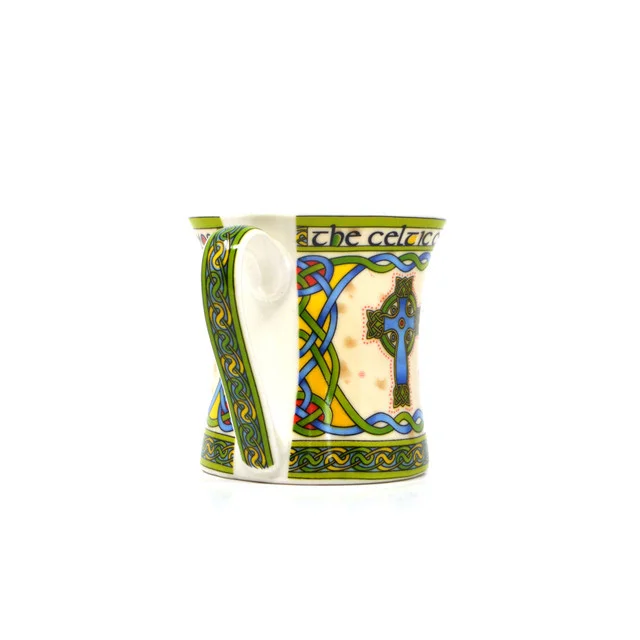 Celtic Cross Ceramic Mug – Irish Heritage Drinkware - Image 9 | Caelmoon