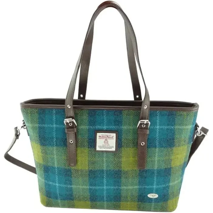 Harris Tweed Large Ladies Tote Bag by Glen Appin – Authentic Scottish Wool - Image 4 | Caelmoon