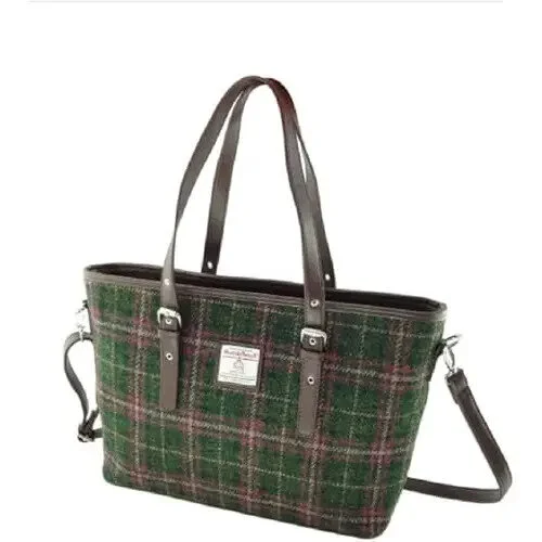 Harris Tweed Large Ladies Tote Bag by Glen Appin – Authentic Scottish Wool - Image 9 | Caelmoon