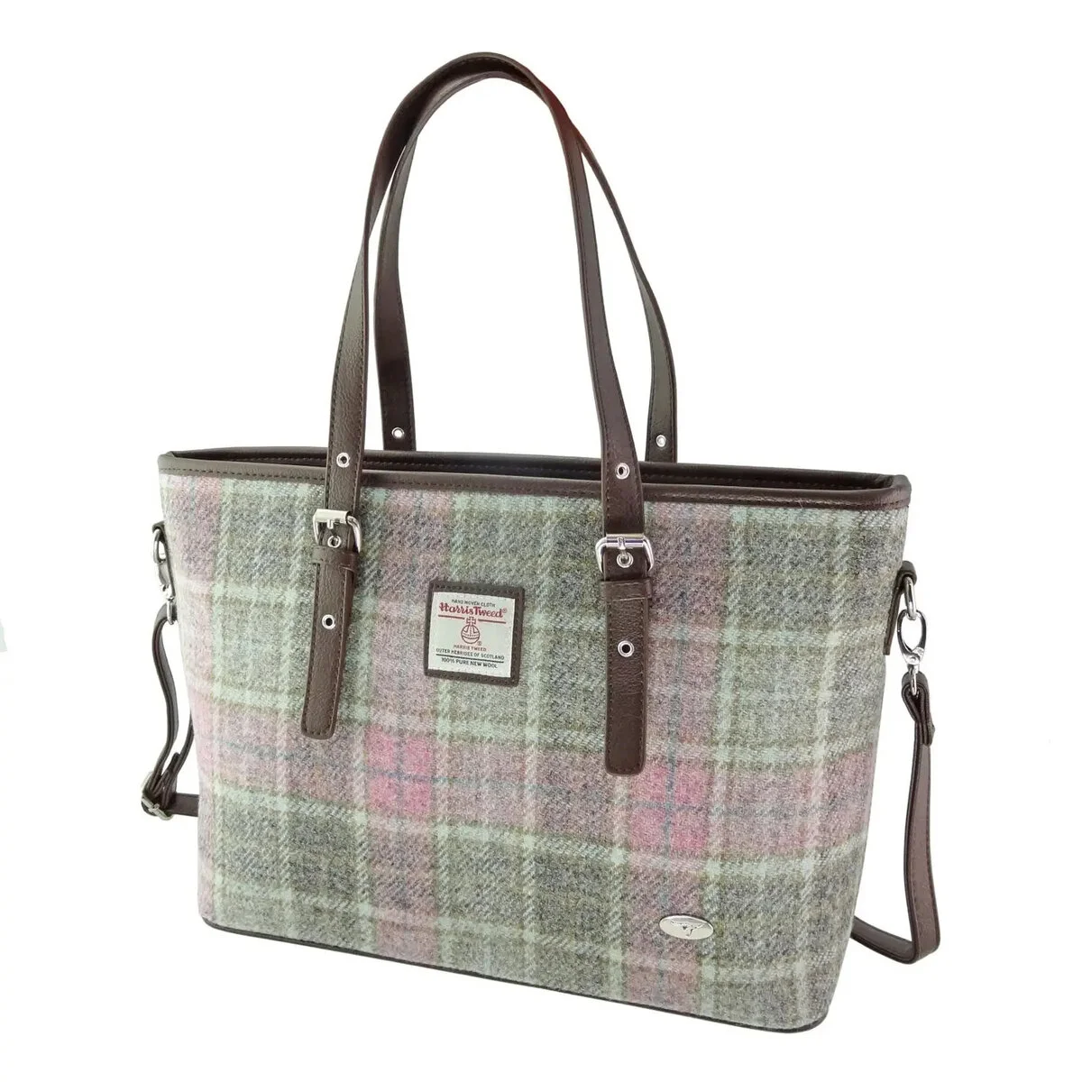 Harris Tweed Large Ladies Tote Bag by Glen Appin – Authentic Scottish Wool - Image 10 | Caelmoon