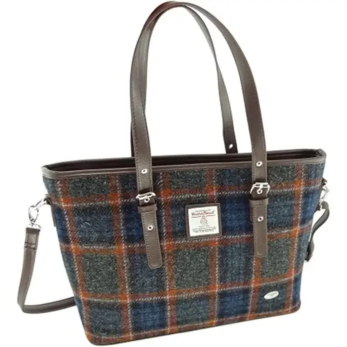 Harris Tweed Large Ladies Tote Bag by Glen Appin – Authentic Scottish Wool - Image 14 | Caelmoon