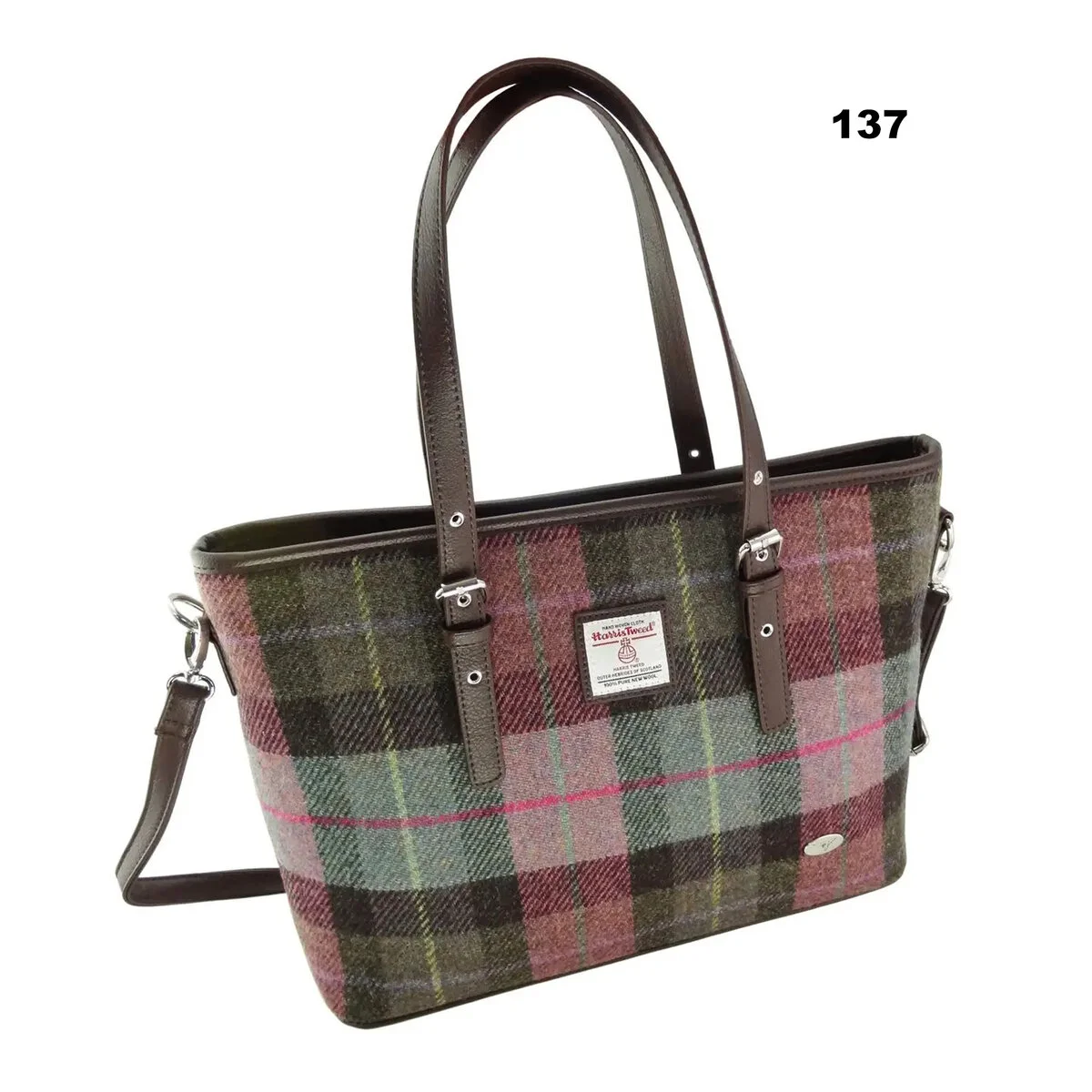 Harris Tweed Large Ladies Tote Bag by Glen Appin – Authentic Scottish Wool - Image 16 | Caelmoon