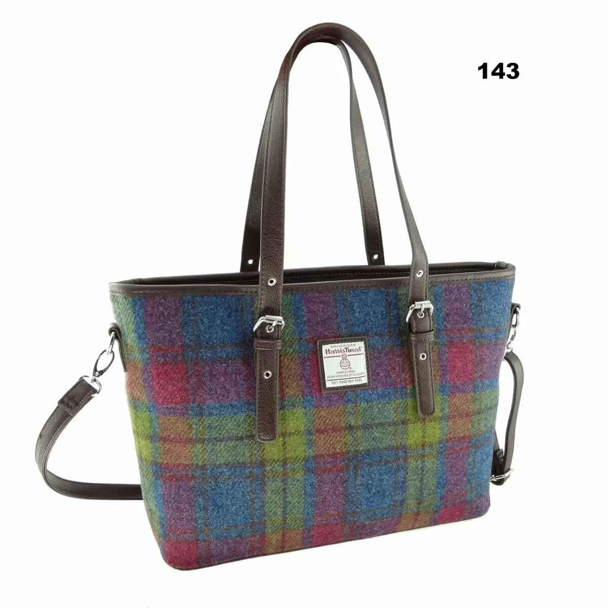 Harris Tweed Large Ladies Tote Bag by Glen Appin – Authentic Scottish Wool - Image 18 | Caelmoon