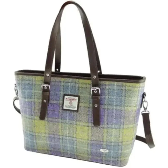 Harris Tweed Large Ladies Tote Bag by Glen Appin – Authentic Scottish Wool - Image 20 | Caelmoon