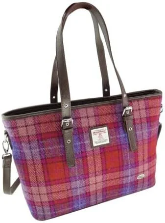 Harris Tweed Large Ladies Tote Bag by Glen Appin – Authentic Scottish Wool - Image 23 | Caelmoon