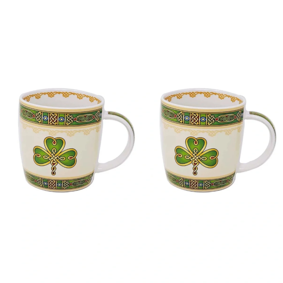 Irish Shamrock Ceramic Mug – Classic Heritage Drinkware - Image 3 | Caelmoon