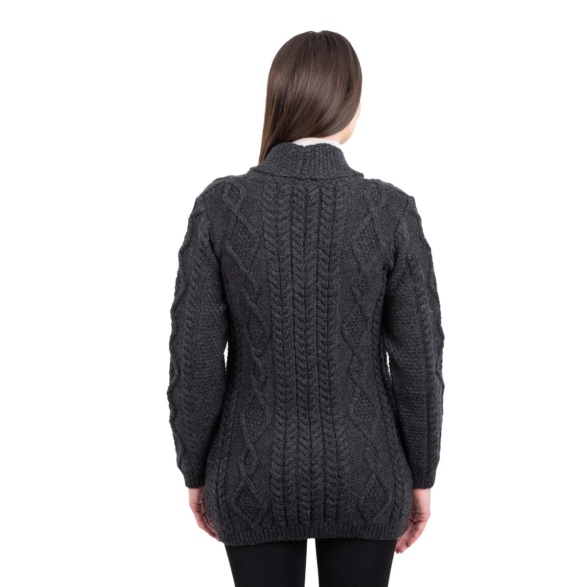 Ladies Shawl Collar Cardigan – Cozy Knit Sweater for Fall & Winter Wardrobe - Image 5 | Caelmoon
