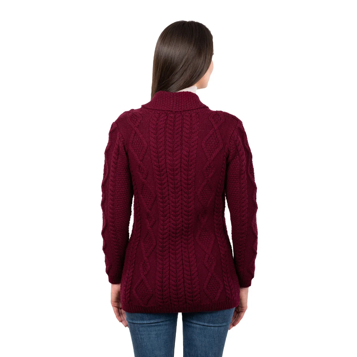 Ladies Shawl Collar Cardigan – Cozy Knit Sweater for Fall & Winter Wardrobe - Image 8 | Caelmoon