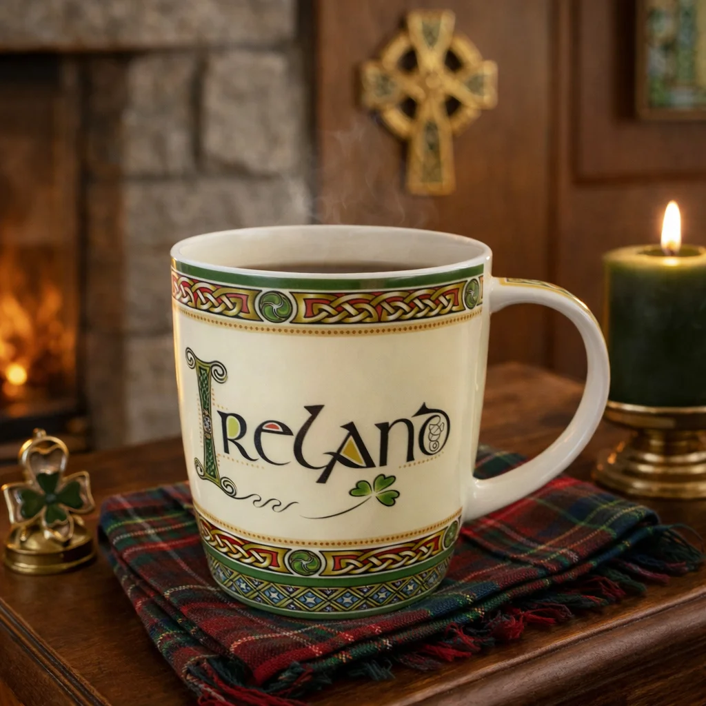Ireland Bone China Mug – Classic Irish Heritage Drinkware - Ceramics | Caelmoon