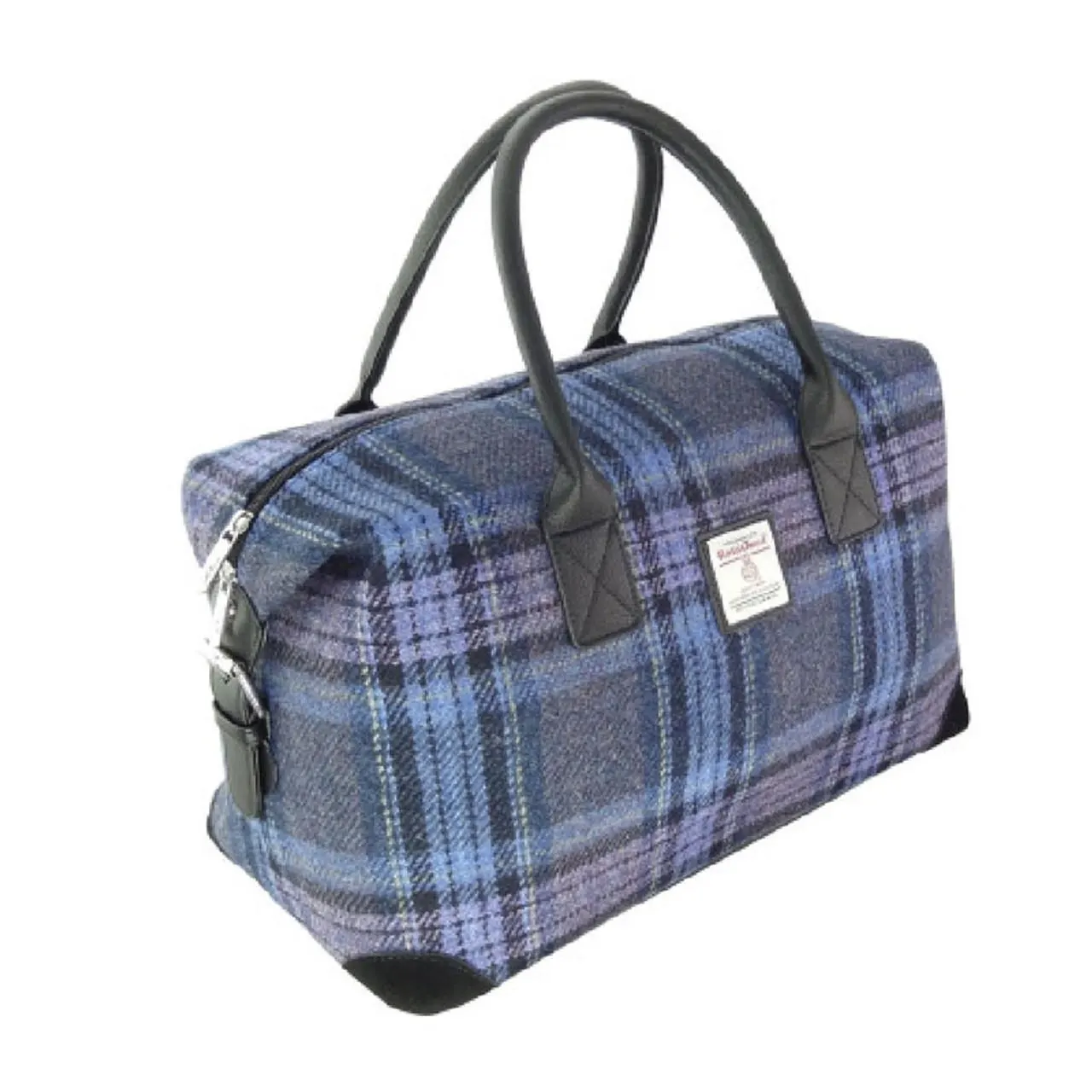 Scottish Harris Tweed Tartan Overnight Bag - Image 8 | Caelmoon