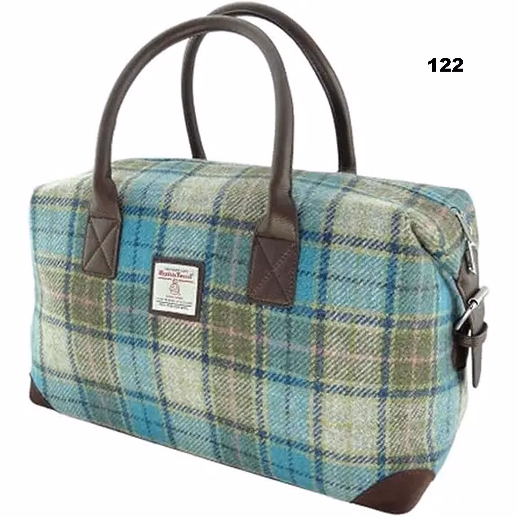 Scottish Harris Tweed Tartan Overnight Bag - Image 10 | Caelmoon