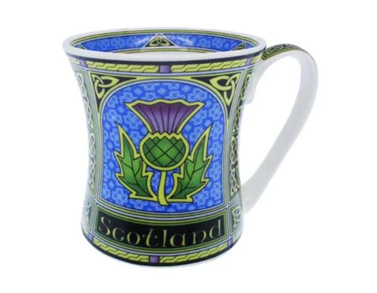 Scottish Thistle Ceramic Mug – Classic Heritage Design - Image 3 | Caelmoon