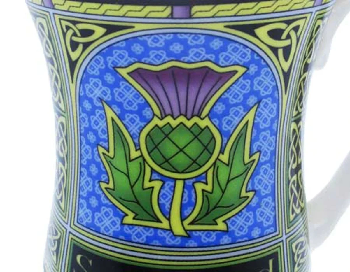 Scottish Thistle Ceramic Mug – Classic Heritage Design - Image 4 | Caelmoon